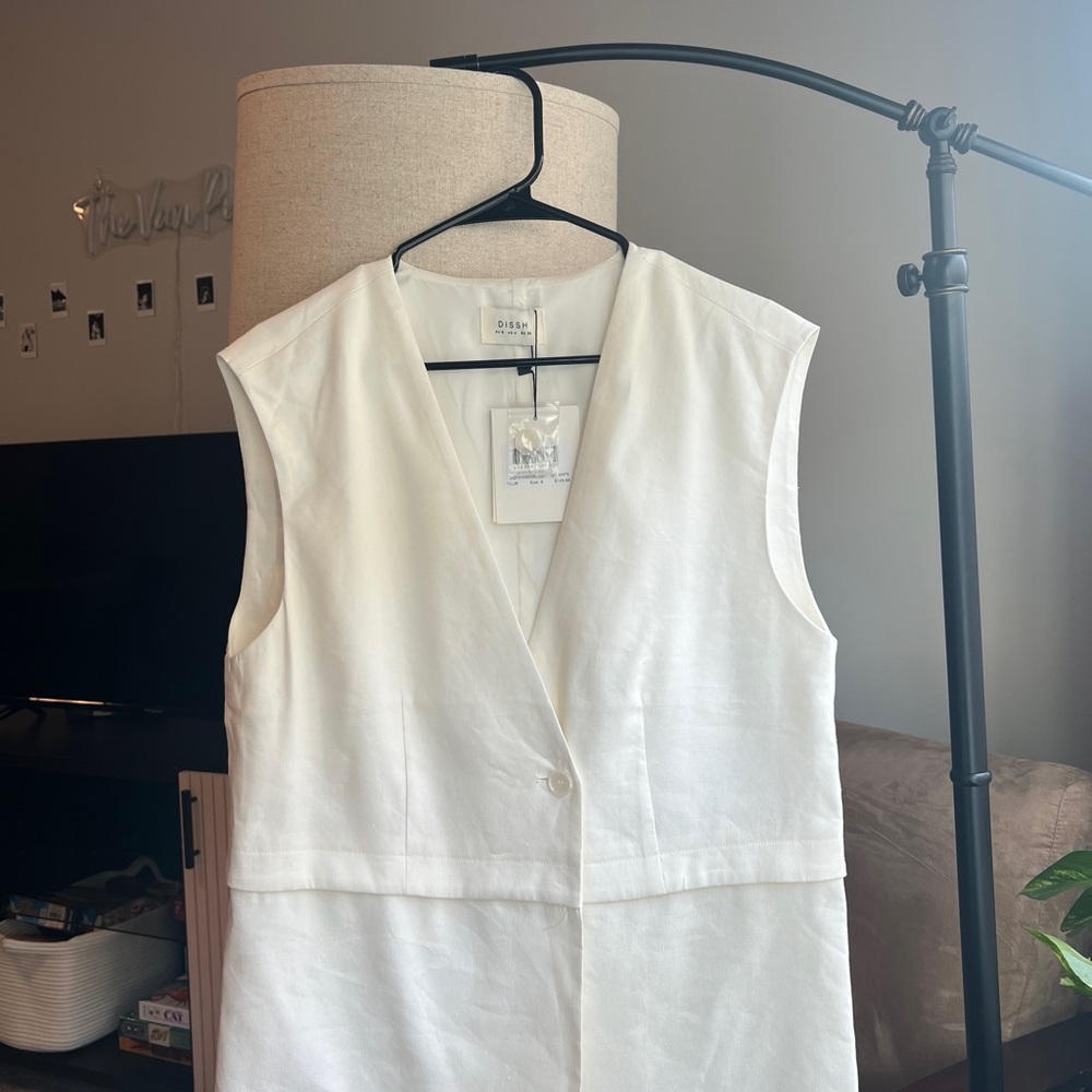 DISSH Off White Vest